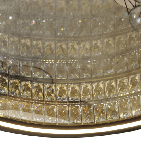 Libra Small Gold Ring Statement Chandelier – LED 65W